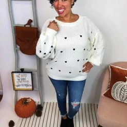 Iris & Rainbow Boutique New Arrivals #L220 Forever Yours Sweater