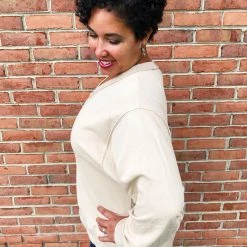 Iris & Rainbow Boutique #K629 Aspen's Sweatshirt (Camel) New Arrivals