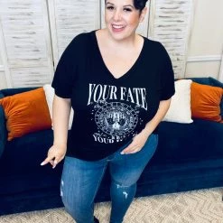 Iris & Rainbow Boutique #K940 Your Fate Is In Your Hand Top