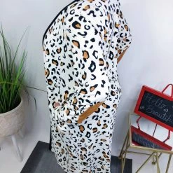 Iris & Rainbow Boutique #X400 Animal Print Cardigan