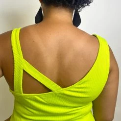 Iris & Rainbow Boutique New Arrivals #K454 Far Away Tank Top (Lime)