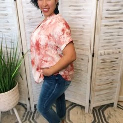 Iris & Rainbow Boutique New Arrivals #K76 Lava Tie Dye Top