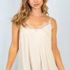 Iris & Rainbow Boutique #K481 Lace Extravaganza Cami (Champagne)