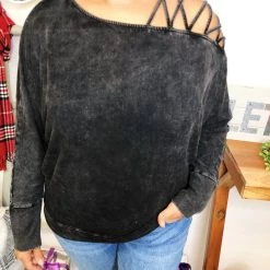 Iris & Rainbow Boutique New Arrivals #L427 Call Me Maybe Dolman Top