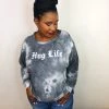 Iris & Rainbow Boutique New Arrivals #K642 Hug Life Tie Dye Sweatshirt