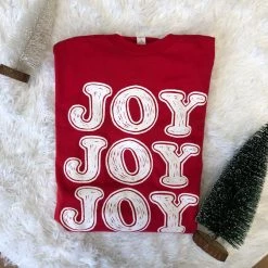 Iris & Rainbow Boutique #D131 Joy Joy Joy T-Shirt New Arrivals