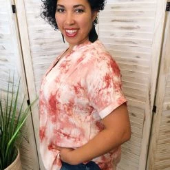 Iris & Rainbow Boutique New Arrivals #K76 Lava Tie Dye Top