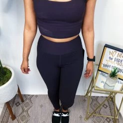 Iris & Rainbow Boutique New Arrivals #M644 Keep On Track Cropped Tank