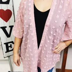 Iris & Rainbow Boutique #L908 I'm Levitating Cardigan (Mauve) 8 Iris & Rainbow Boutique #L908 I'm Levitating Cardigan (Mauve)