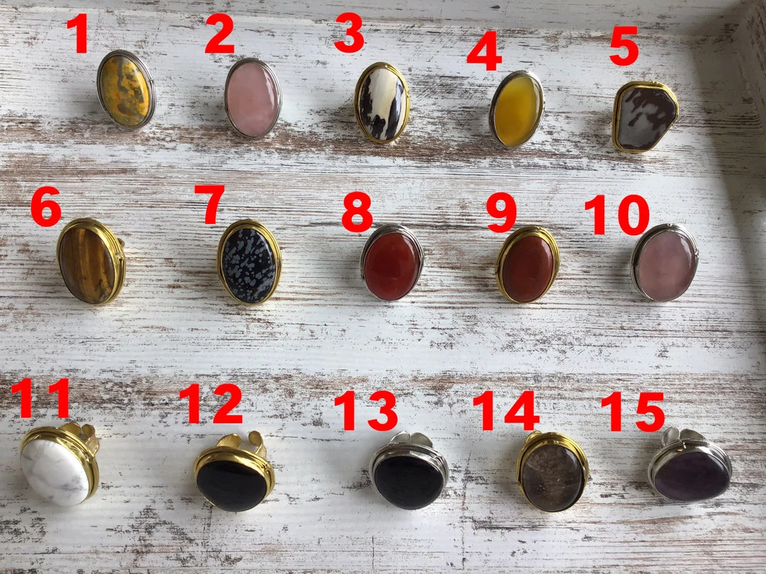 Iris & Rainbow Boutique Big Bead Rings 3 Iris & Rainbow Boutique Big Bead Rings