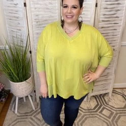 Iris & Rainbow Boutique #J913 Corona & Lime Top New Arrivals