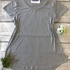 Iris & Rainbow Boutique #C909 Mist Gray Favorite Tee