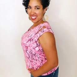 Iris & Rainbow Boutique #K364 Slice Of The Wild Sleeveless Top