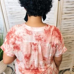 Iris & Rainbow Boutique New Arrivals #K76 Lava Tie Dye Top