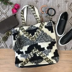 Iris & Rainbow Boutique #753 Boho Tote Bag