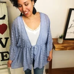 Iris & Rainbow Boutique #M165 Heat Waves Kimono