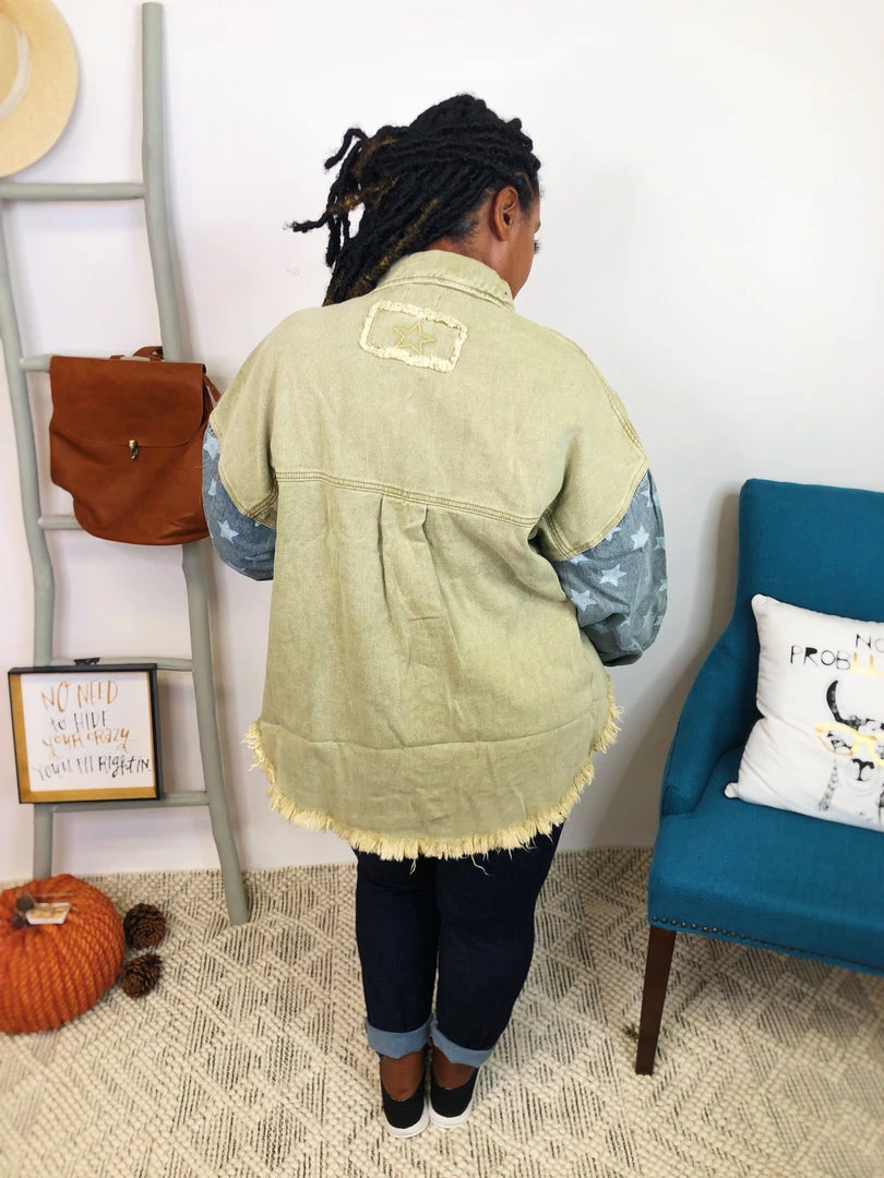 Iris & Rainbow Boutique New Arrivals #K836 Forever Your Star POL Shacket (Mocha Herb) 10 Iris & Rainbow Boutique New Arrivals #K836 Forever Your Star POL Shacket (Mocha Herb)