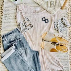 No Ship Drop Ship Let's Get Wild Animal Print Top