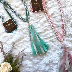 Iris & Rainbow Boutique New Arrivals #97 Boho Princess Earring And Necklace Set