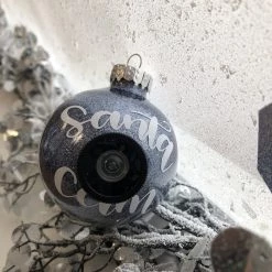 Iris & Rainbow Boutique New Arrivals Santa Cam Christmas Ornament