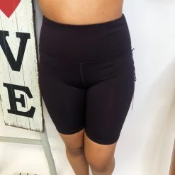 Iris & Rainbow Boutique #M277 Free Expression Biker Shorts (Chocolate) New Arrivals