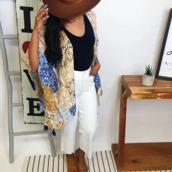 Iris & Rainbow Boutique New Arrivals #M322 Greater Love White Crop Judy Blue Jeans