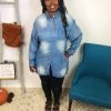 Iris & Rainbow Boutique #K862 A Denim Dream Tunic Top New Arrivals