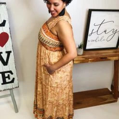 Iris & Rainbow Boutique #M242 My Jam Maxi Dress (Orange)