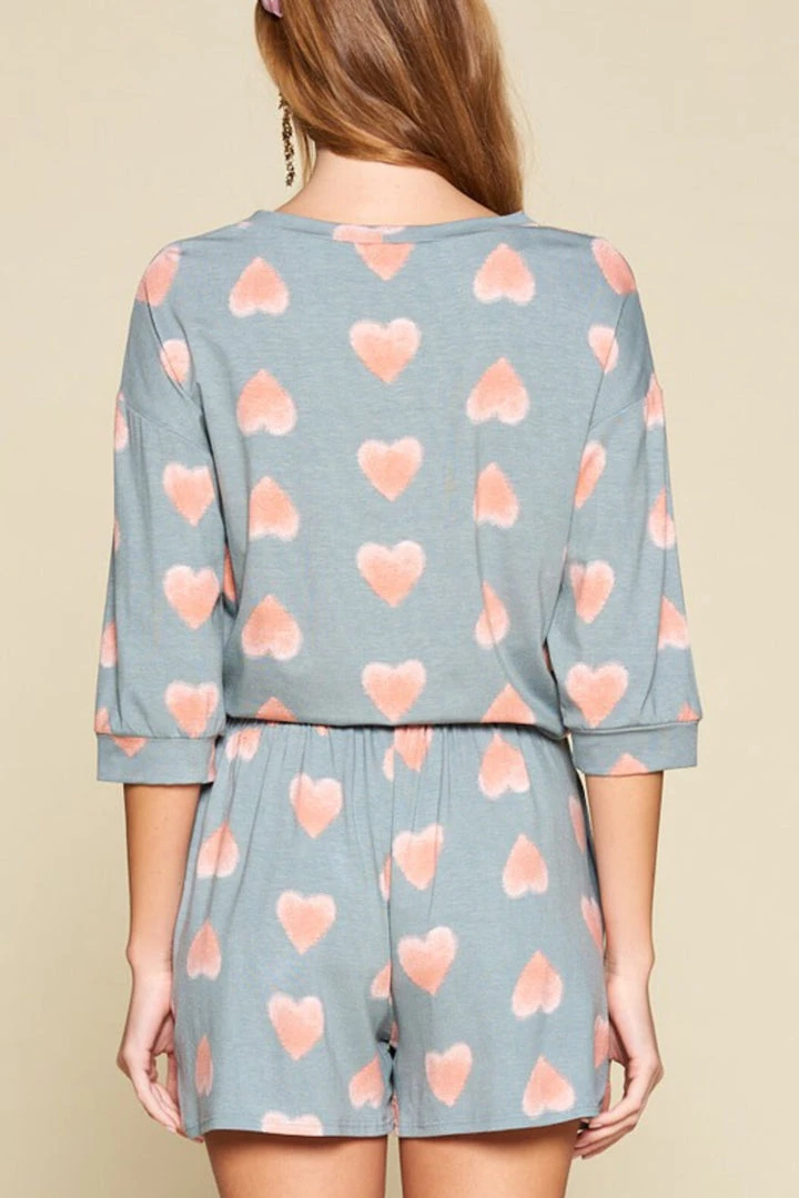 Iris & Rainbow Boutique #313 Sage Hearts Pullover Tops 9 Iris & Rainbow Boutique #313 Sage Hearts Pullover Tops