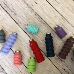 Iris & Rainbow Boutique #M529 Que Collapsible Water Bottles