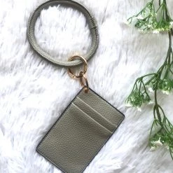 Iris & Rainbow Boutique New Arrivals #103 Faux Leather Card Keyring Holder