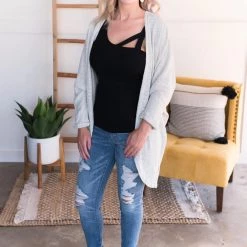 Iris & Rainbow Boutique New Arrivals #K452 Far Away Tank Top (Black)