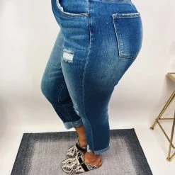 Iris & Rainbow Boutique #N260 Mind Blowing High-Rise Boyfriend Risen Jeans New Arrivals