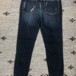 Iris & Rainbow Boutique #K747 Deep Diving Shark Bite Judy Blue Jeans