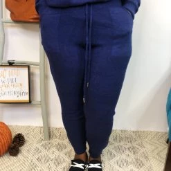 Iris & Rainbow Boutique New Arrivals *DOORBUSTER* #K857 A Navy Escape Joggers