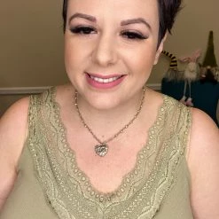 Iris & Rainbow Boutique #H752 Dreaming Of A Lace Tank (Sage)