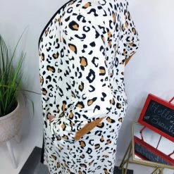 Iris & Rainbow Boutique #X400 Animal Print Cardigan