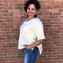 Iris & Rainbow Boutique New Arrivals #J12 Inside Out Pocket Tee (Banana)