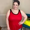 Iris & Rainbow Boutique #H613 The Seductress In Red Tank