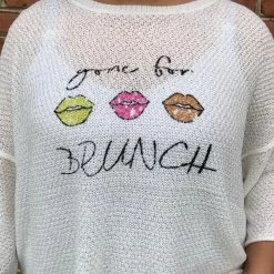 Iris & Rainbow Boutique #J730 Gone For Brunch Summer Sweater