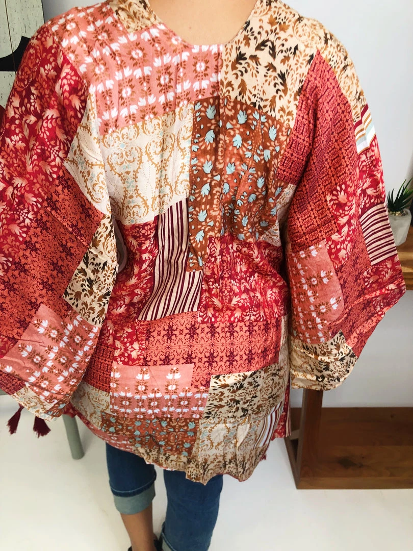 Iris & Rainbow Boutique #M167 One Right Now Kimono (Rose Taupe) 8 Iris & Rainbow Boutique #M167 One Right Now Kimono (Rose Taupe)