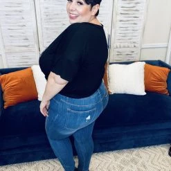 Iris & Rainbow Boutique New Arrivals #L39 So This Is Love Pull On Judy Blue Jeans