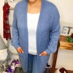 Iris & Rainbow Boutique New Arrivals #C171 Vivian's Vivid Cardigan (Blue)