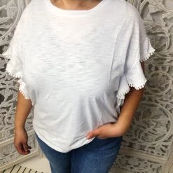 Iris & Rainbow Boutique #M450 Always Remembered Top (White) New Arrivals