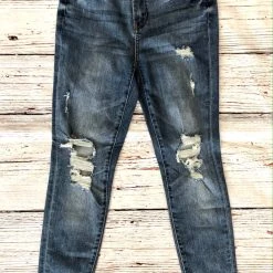 Iris & Rainbow Boutique New Arrivals #F15 Serena's Distressed Medium Wash Judy Blue Jeans