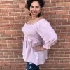 Iris & Rainbow Boutique #J238 Ruffled Feathers Top