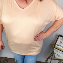 Iris & Rainbow Boutique New Arrivals #M619 My Dolman Back Lace (Peach)