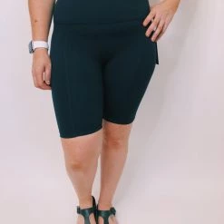 Iris & Rainbow Boutique #K285 Mono B Back Pocket Biker Shorts (Black) New Arrivals