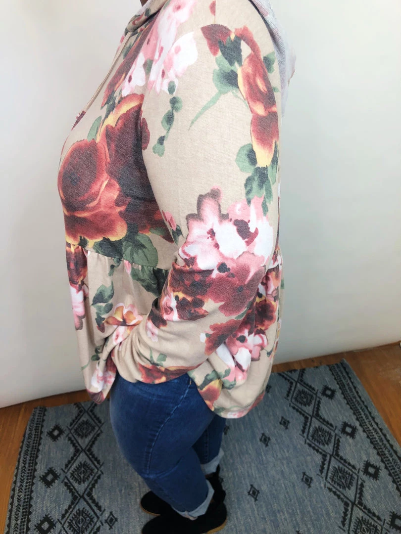 Iris & Rainbow Boutique New Arrivals #K648 Hawaiian Hush Babydoll Top (TAUPE/MAUVE) 9 Iris & Rainbow Boutique New Arrivals #K648 Hawaiian Hush Babydoll Top (TAUPE/MAUVE)