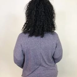 Iris & Rainbow Boutique #K721 October Skies Long Sleeve Top (Charcoal) New Arrivals